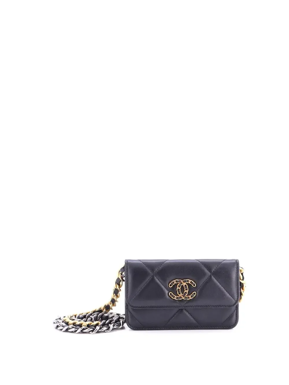 Chanel 19 Clutch With Chain Quilted #275615C28B